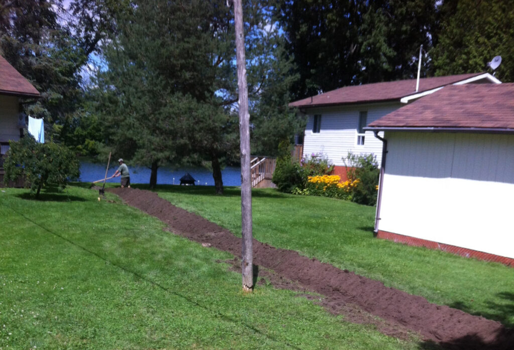 Preparing to Plant a Cedar Hedge